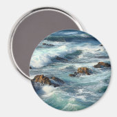 Pazifikwellen Magnet (Vorderseite/Rückseite)