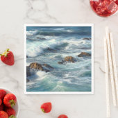 Pazifikwellen Serviette (Beispiel)