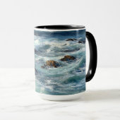 Pazifikwellen Tasse (VorderseiteRechts)