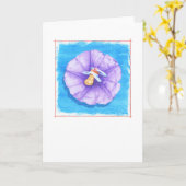 Pazifische Blume Karte (Gelbe Blume)