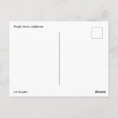 Pazifische Grove Postkarte (Rückseite)