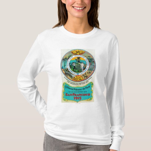 Pazifische internationale Ausstellung Panamas T-Shirt (Vorderseite)
