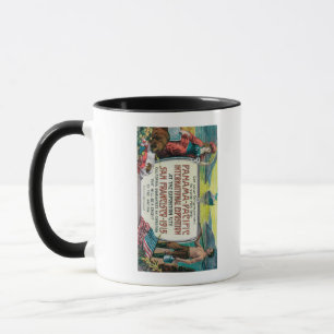Pazifische internationale Ausstellung Panamas Tasse