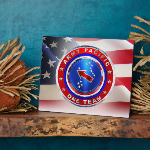 Pazifische Kommandoarmee Veteran Fotoplatte