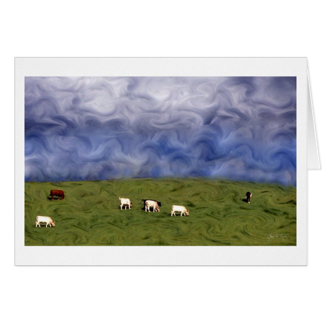 Pazifische Kühe: Karte (Vorderseite (Horizontal))