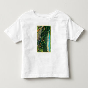 Pazifische Landstraße mit Mt. Shasta im Abstand Kleinkind T-shirt