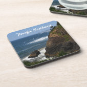 Pazifische Nordwestküste Landschaftlich Getränkeuntersetzer (Linke Seite)