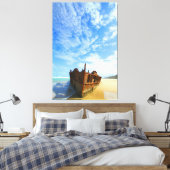 PAZIFISCHE SCHIFFFAHRT 40x60 Leinwanddruck (Insitu (Schlafzimmer))