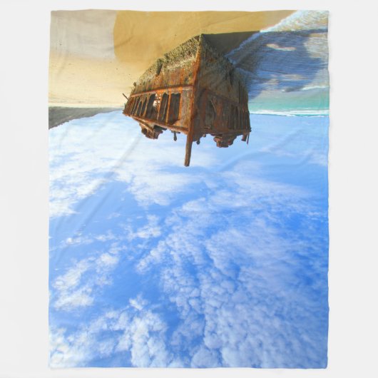 PAZIFISCHE SCHIFFFAHRT FLEECEDECKE (Vorderseite)