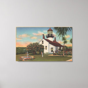 Pazifische Waldung, CA - Punkt Pinos helles Leinwanddruck