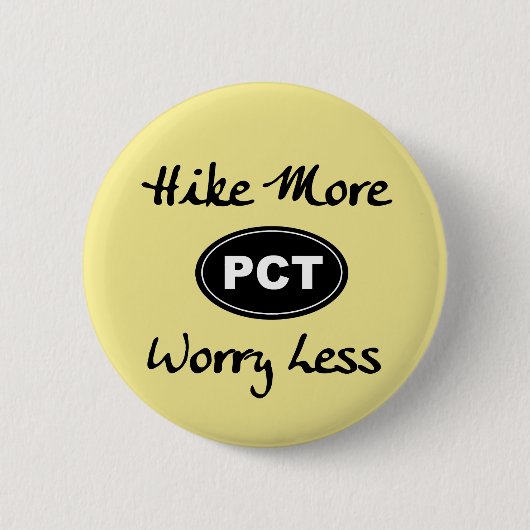 Pazifische Wappen-Hinterwanderung mehr Sorge Button (Vorderseite)