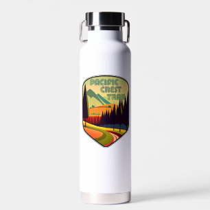 Pazifische Wappen-Trail-Farben Trinkflasche