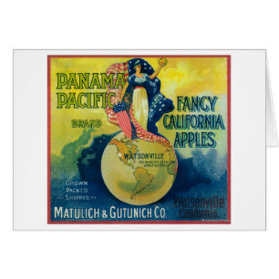 Pazifischer Apple Kisten-Aufkleber Panamas