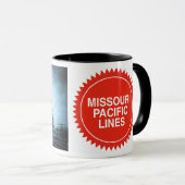 Pazifischer Dampf-Passagier cyan-blaue 5 Missouris Tasse (VorderseiteRechts)