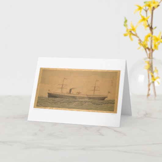 Pazifischer Dampfer Sacramento (1607A) Karte (Gelbe Blume)