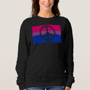 Pazifischer Friedenssyndikprotest Hippie Gay Bisex Sweatshirt