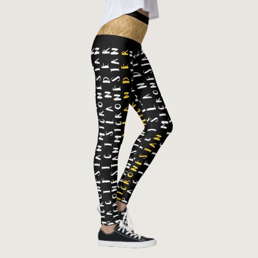 Pazifischer Islander Micronesian Proud Leggings (Rechts)