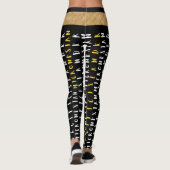 Pazifischer Islander Proud (Kosrae) Leggings (Rückseite)