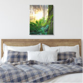Pazifischer Küstenwald, Oregon Leinwanddruck (Insitu (Schlafzimmer))