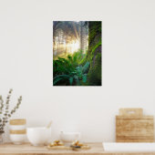 Pazifischer Küstenwald, Oregon Poster (Küche)