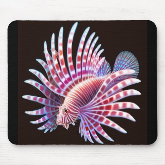 Pazifischer Lionfish Mousepad (Vorne)