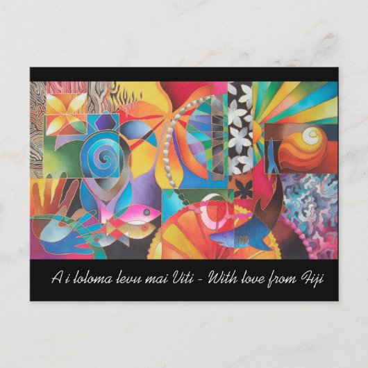 PAZIFISCHER NACHMITTAG POSTKARTE (Vorderseite)