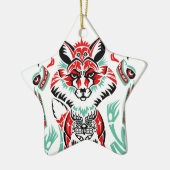 Pazifischer Nordgebürtiger amerikanischer Keramikornament (Links)