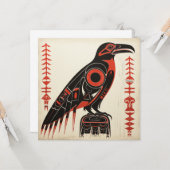 Pazifischer Nordwestart Karte (Vorderseite/Rückseite Beispiel)