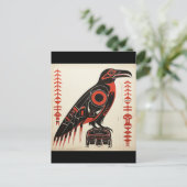 Pazifischer Nordwestart Postkarte (Stehend Vorderseite)