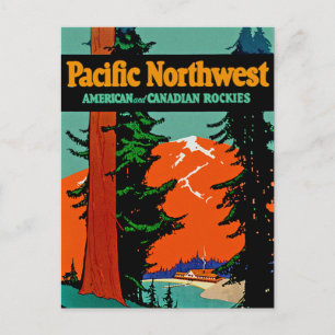 Pazifischer Nordwesten Postkarte