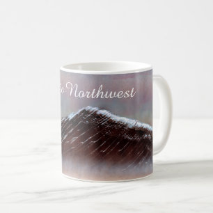Pazifischer Nordwesten Sanftes Sonnenlicht Kaffeetasse