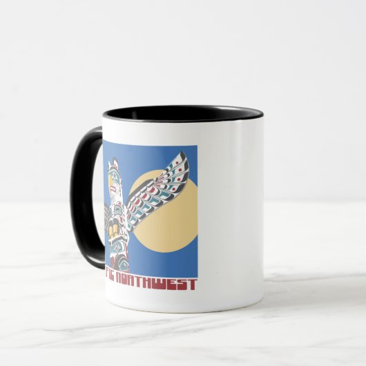 Pazifischer Nordwesten Tasse (Vorderseite Links)