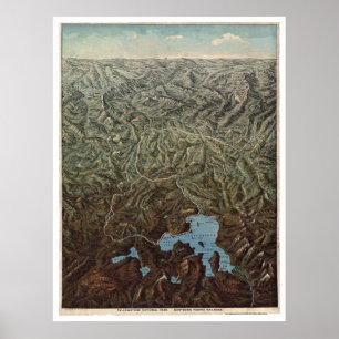 Pazifischer Nordyellowstone 1895 Poster