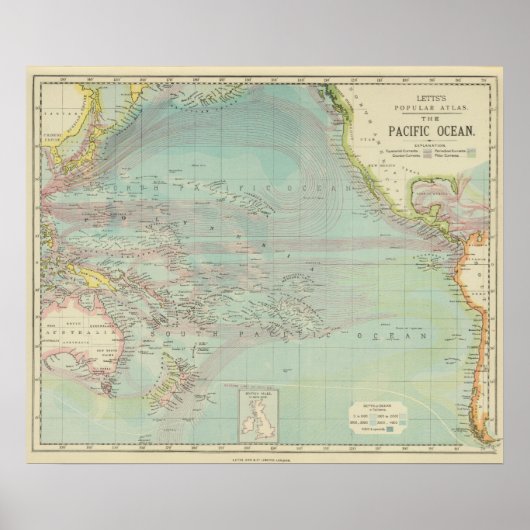 Pazifischer Ozean 4 Poster (Vorne)