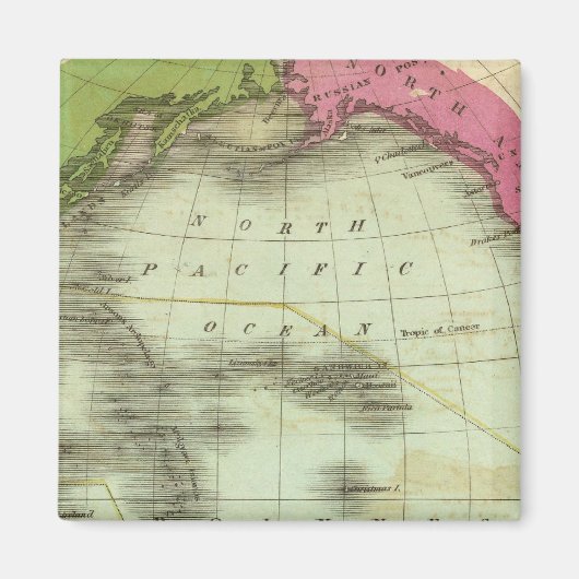 Pazifischer Ozean 6 Magnet (Vorne)