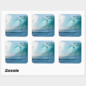 Pazifischer Ozean Big Wave Break Aufkleber (Blatt)