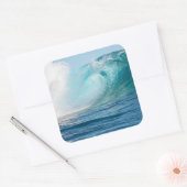 Pazifischer Ozean Big Wave Break Aufkleber (Umschlag)