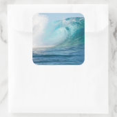 Pazifischer Ozean Big Wave Break Aufkleber (Tasche)