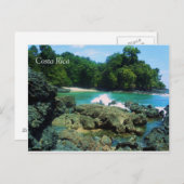 Pazifischer Ozean - Costa Rica Postkarte (Vorne/Hinten)