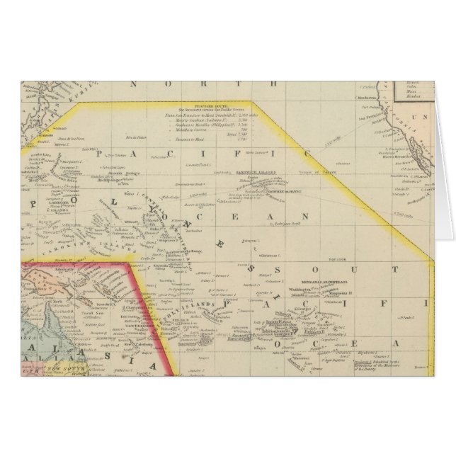 Pazifischer Ozean einschließlich Ozeanien (Vorderseite (Horizontal))