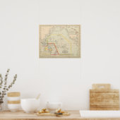 Pazifischer Ozean einschließlich Ozeanien Poster (Küche)