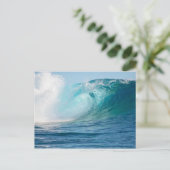 Pazifischer Ozean große Welle brechen Postkarte (Stehend Vorderseite)