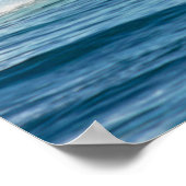 Pazifischer Ozean große Welle brechen vertikale Po Poster (Ecke)