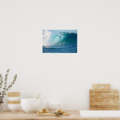 Pazifischer Ozean große Welle brechendes Poster (Küche)