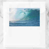 Pazifischer Ozean Großwellen Rechteck Aufkleber (Tasche)