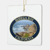 Pazifischer Ozean in Bodega Bay, Kalifornien Keramikornament (Links)