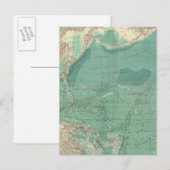 Pazifischer Ozean Postkarte (Vorne/Hinten)