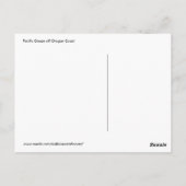 Pazifischer Ozean Power Wave Postkarte (Rückseite)