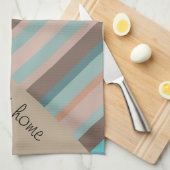 Pazifischer Ozean Streifen Geschirrtuch (Viertel Falte)