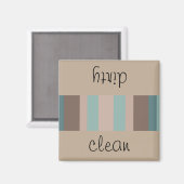 Pazifischer Ozean Streifen Magnet (Vorderseite/Rückseite)